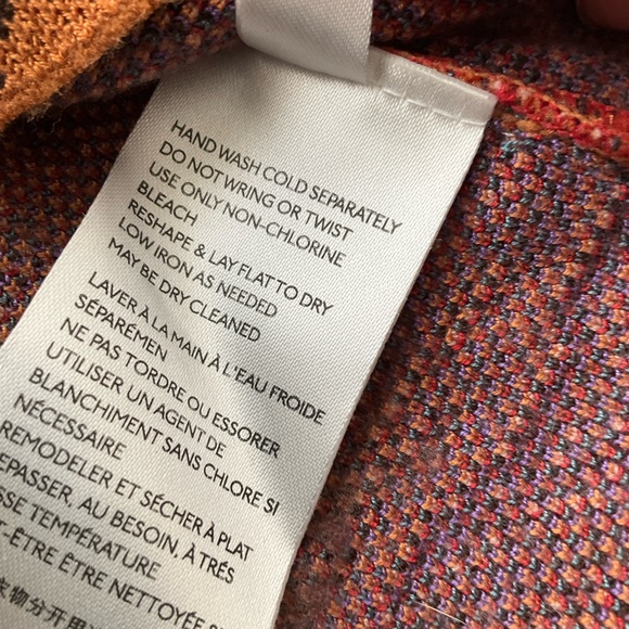 Maeve Small Red Floral Knit Midi Skirt with Multicolor Print - Picture 9 of 11